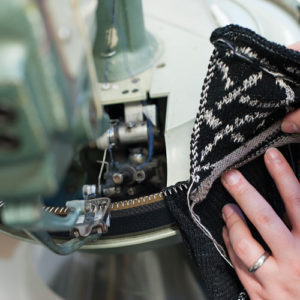 Bill Baber Knitwear linking machine