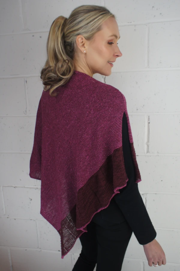 Mallow Silk & Linen Cape