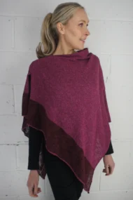 Mallow Silk & Linen Cape