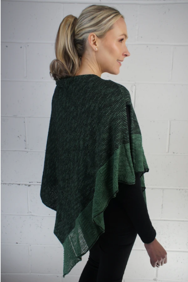 Pine Silk & Linen Cape