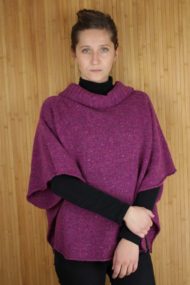 Liscannor Pink Argyll Poncho