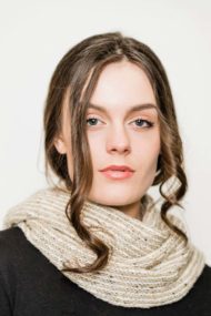 Oat Donegal Wool & Linen Snood