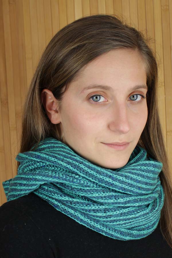 Spearmint Donegal Wool & Linen Snood