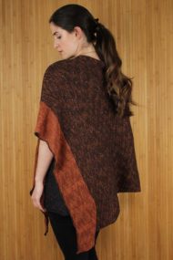 Bronze Donegal Merino Wool & Linen Cape