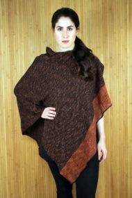 Bronze Donegal Merino Wool & Linen Cape