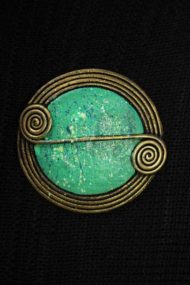 Cavan Scroll Brooch