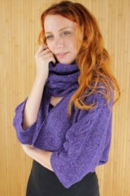 Dariana Purple Islay Jacket