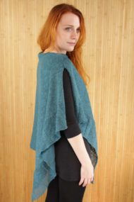 Dark Turquoise Poncho