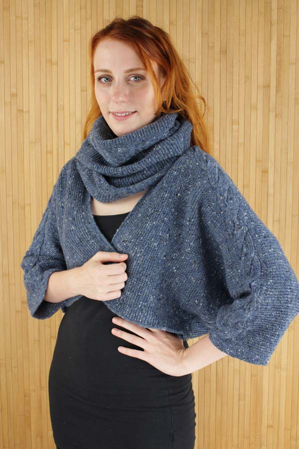 Finn Blue Islay Jacket & Snood