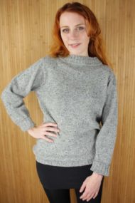 Greese Grey Merino Wool Sweater
