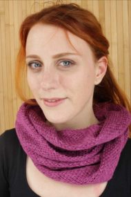 Mallow Pink Infinity Scarf