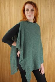 Trillick Green Poncho
