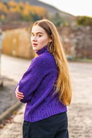 Dariana Purple Marcia Pullover