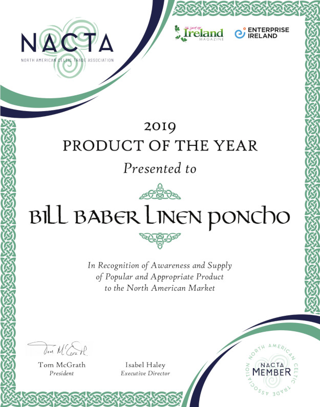 Product of the Year - Bill Baber Linen Poncho