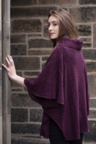 Burgundy Argyll - rear