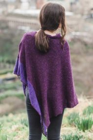 Burgundy Donegal Cape
