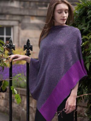 Heather Silk & Cashmere Cape