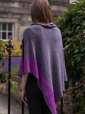 Heather Silk & Cashmere Cape