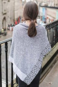Mist Ballater Shawl - rear