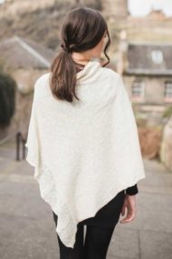 Ecru Linen Cape