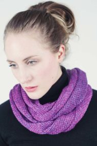 Urchin Purple Orkney Snood
