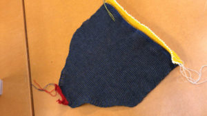 A fully fashioned panel