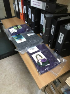 Filled website bags