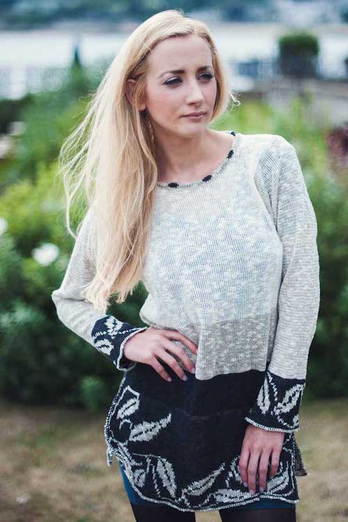 macchiato long ivy top