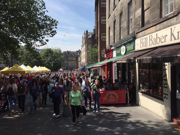 Shopfront and wider grassmarket