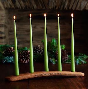 Auld Lang Syne candle holder