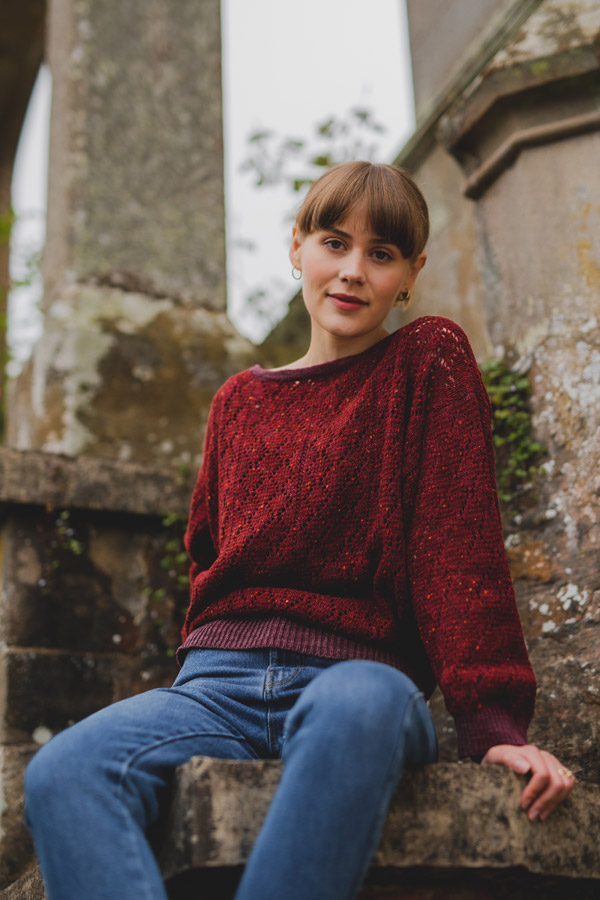 Bordeaux Heather Top
