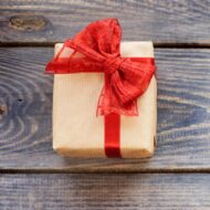 christmas-gift-tied-by-red-bow