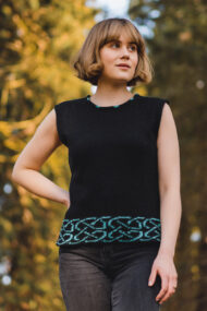Jewel Silk Shell Top