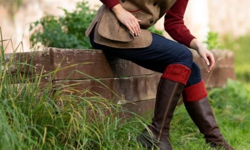 Made in Scotland House of Cheviot Lady Glenmore Socks 