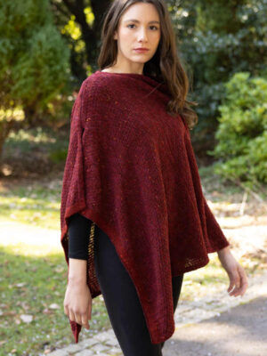 Bordeaux Crail Shawl