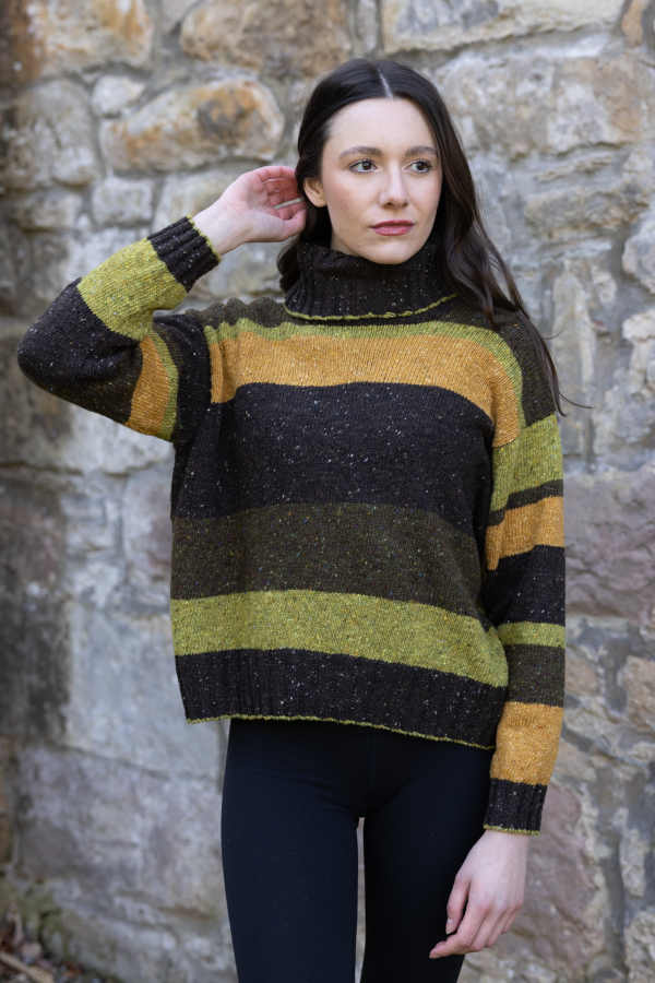 Mustard Striped Marcia Pullover