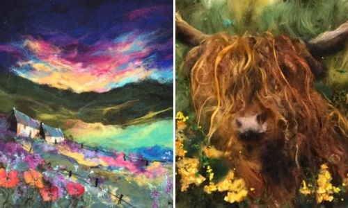 Made in Scotland: Moy Mackay felted paintings