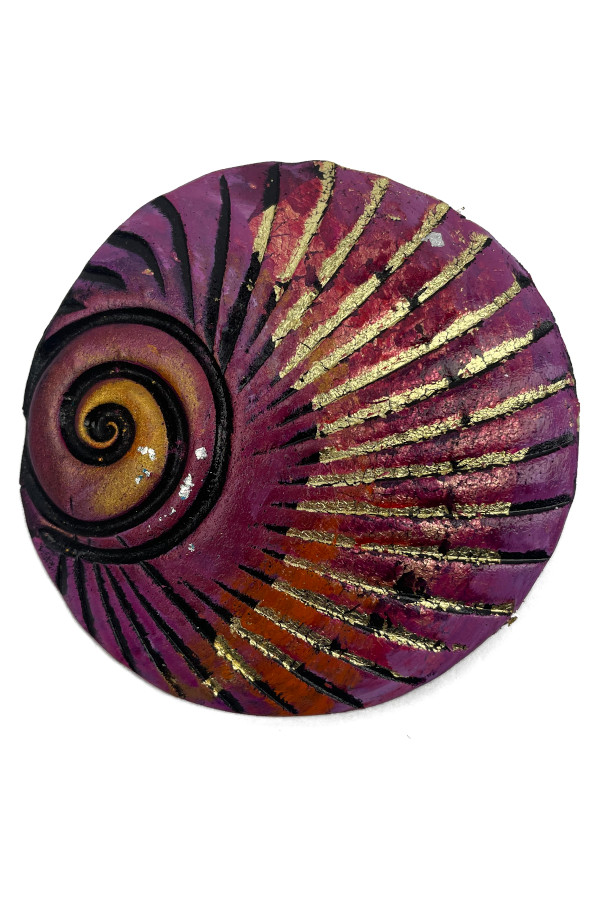 Mallow Shell Brooch