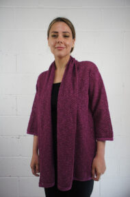 Two Tone Long Crail Cardigan