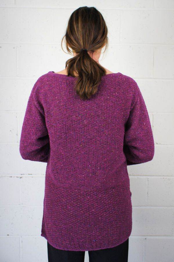 Mallow Wool Crail Tunic reverse