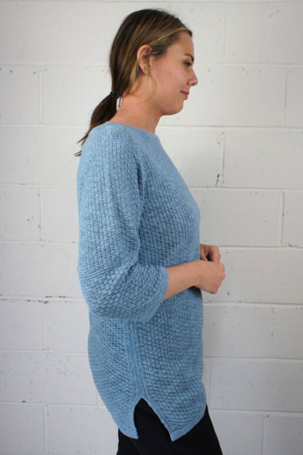 Skerries Linen Crail Tunic side
