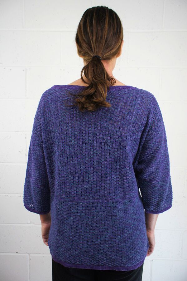 Thistle Linen Crail Tunic reverse