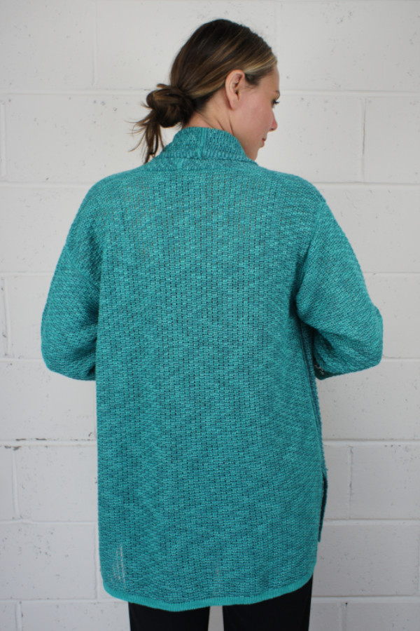 Spearmint Long Crail Cardigan