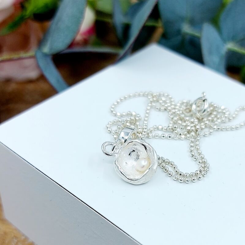 Under the Sea Pearl pendant from Silver Sparrow