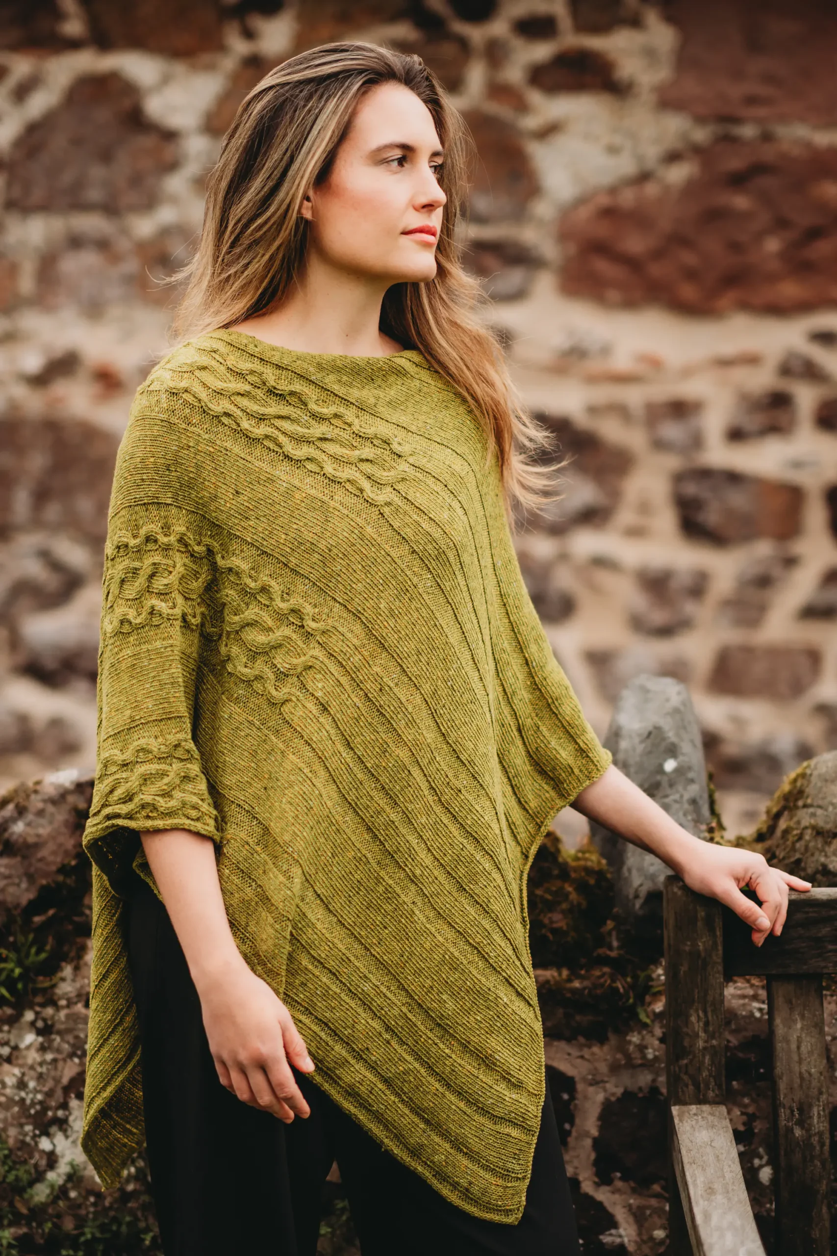 Lime Barra Shawl
