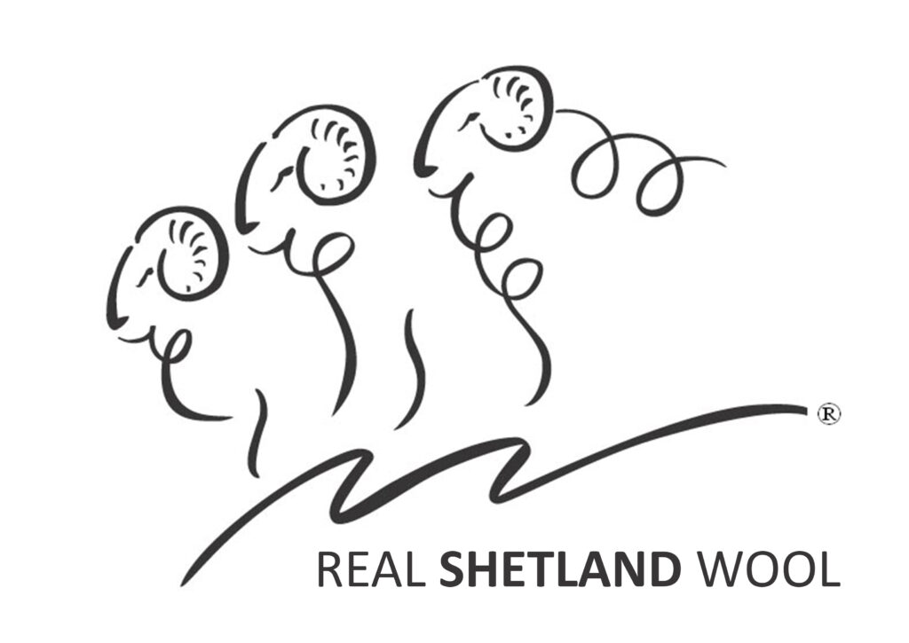 Shetland Wool 3 Sheep Logo