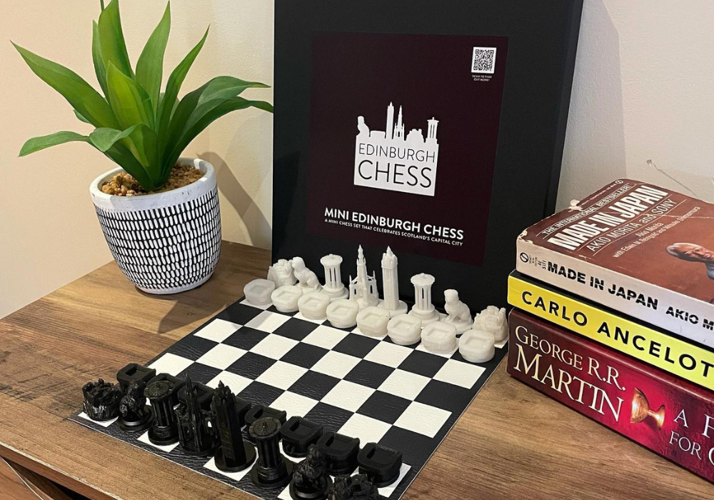 Made In Scotland: 3D Scotland Edinburgh Chess Set