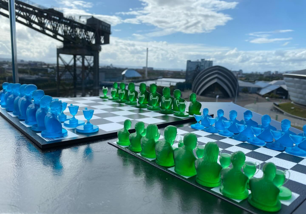 Made In Scotland Blog 3D Scotland Celtic vs Rangers Chess Set