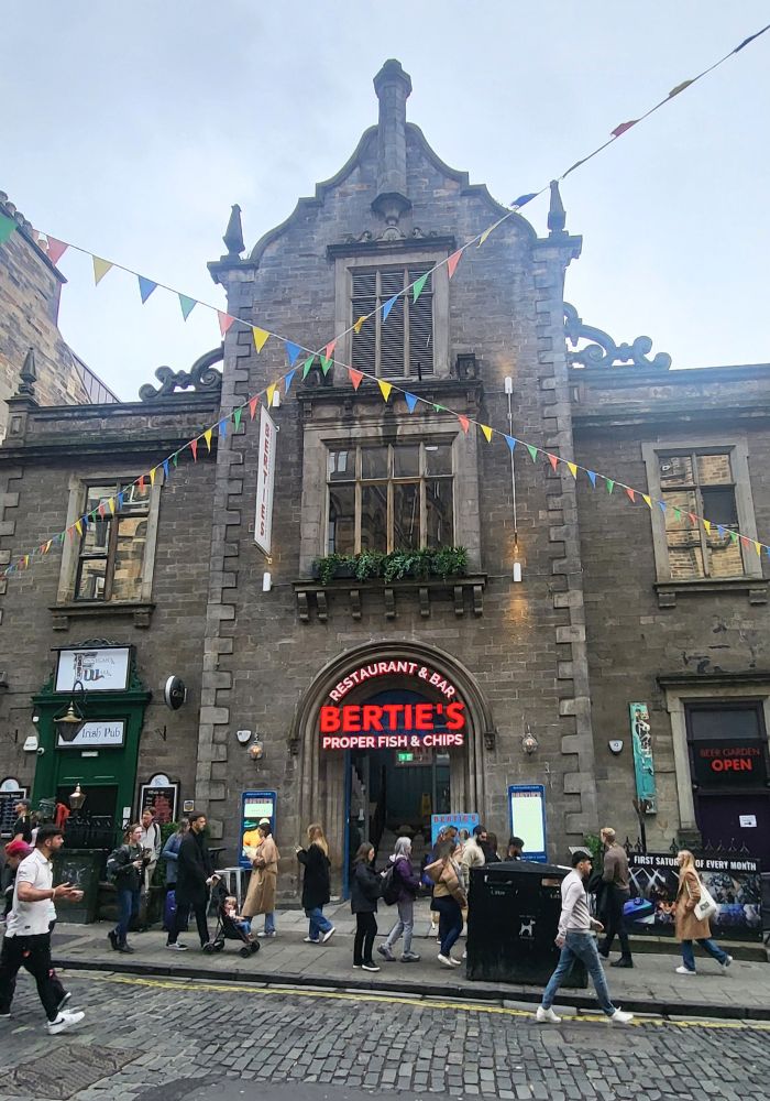 Victoria Street in Edinburgh
