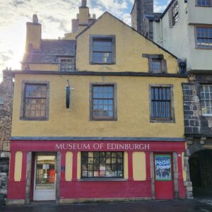 Museum of Edinburgh at Huntly House on the Royal Mile
